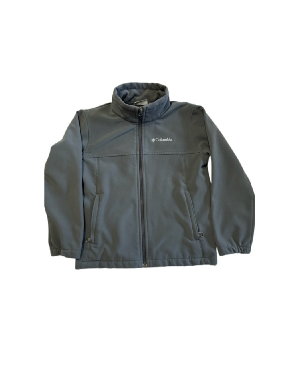 Columbia Kids Gray Fleece Lined Jacket Gray Size Small